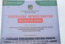 Bupati Barito Utara Komitmen Tingkatkan Penataan Kawasan Kumuh di Kelurahan Lanjas Mulai Dilaksanakan
