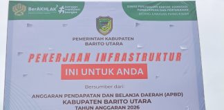 Bupati Barito Utara Komitmen Tingkatkan Penataan Kawasan Kumuh di Kelurahan Lanjas Mulai Dilaksanakan