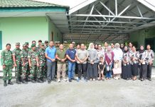 Danrem 132/Tadulako Kunjungi Koramil 1306-17/Sausu, Berikan Motivasi Kepada Babinsa dan Persit