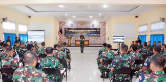 Tingkatkan Profesionalisme Teritorial, Danpasmar 2 Bekali Prajurit dengan Wawasan Strategis
