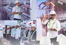 Bupati Shalahuddin Serahkan Sertifikat Relokasi Warga Saat Groundbreaking Penataan Lanjas