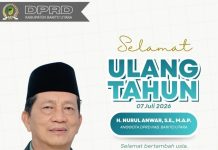 Pimpinan dan Sekretariat DPRD Barito Utara Ucapkan Selamat Ulang Tahun kepada H. Nurul Anwar