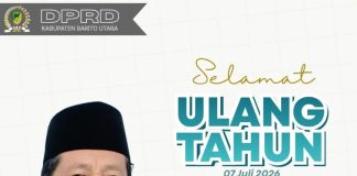 Pimpinan dan Sekretariat DPRD Barito Utara Ucapkan Selamat Ulang Tahun kepada H. Nurul Anwar